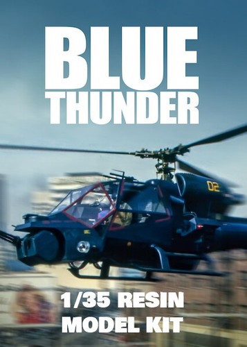 Blue thunder 1983 resin model - thunder,