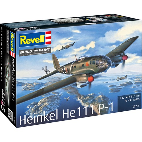 Revell heinkel 111p 1 32 - revell, 1:32
