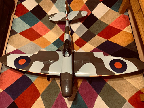Spitfire propeller plane model - spitfire,