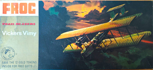 Vintage frog f163 - vickers, vimy