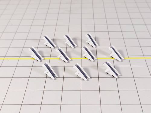 10x white narrowbody - white, aircraft