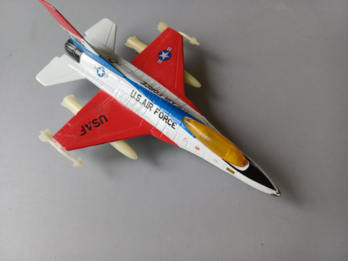 Diecast toy model aircraft f16 - model,